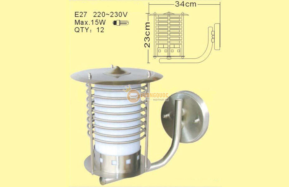 Đèn tường đứng cao cấp ROL257-1